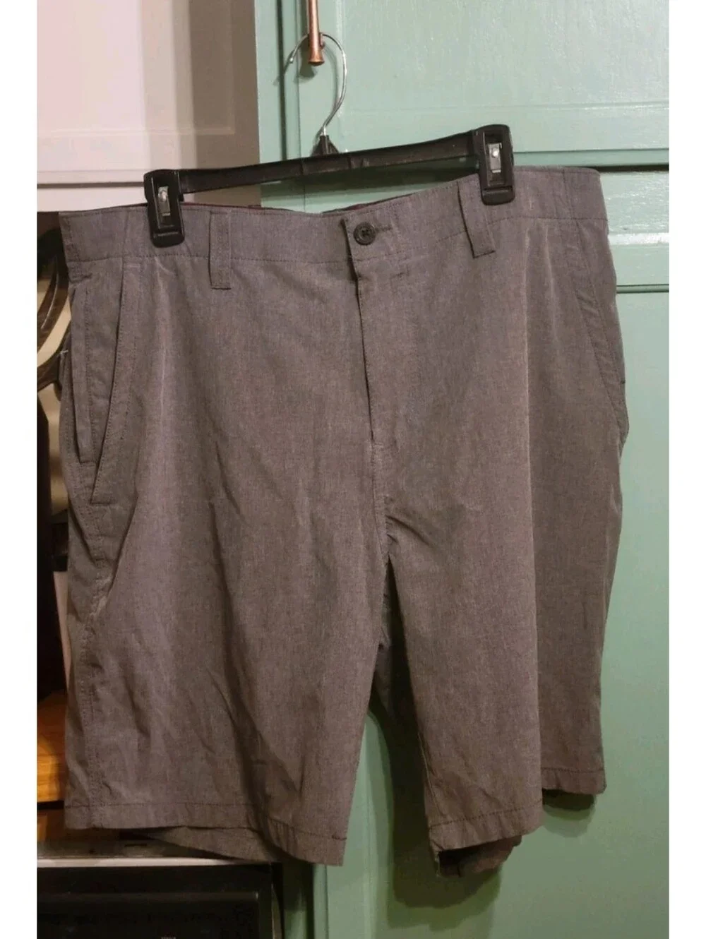 Denali Shorts Men's 38 Pockets Logo Golf Flat Front Hiking Outdoors Sports